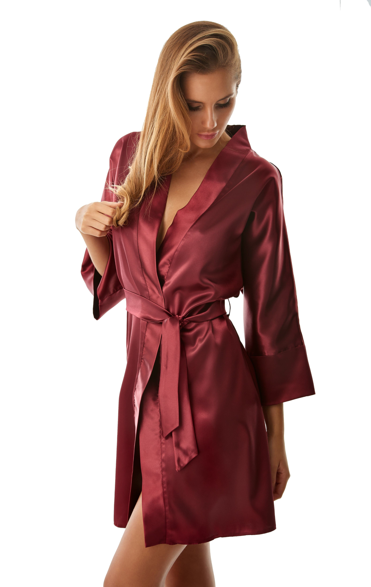 Luxury Satin Dressing Gown