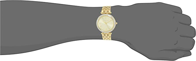 Michael Kors Ladies Watch Darci Mini Yellow Gold MK3365