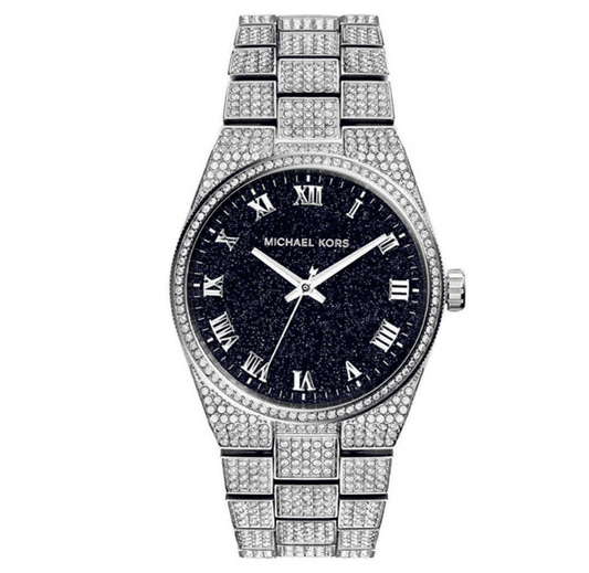 Michael Kors Ladies Watch Channing Silver Gem MK6089