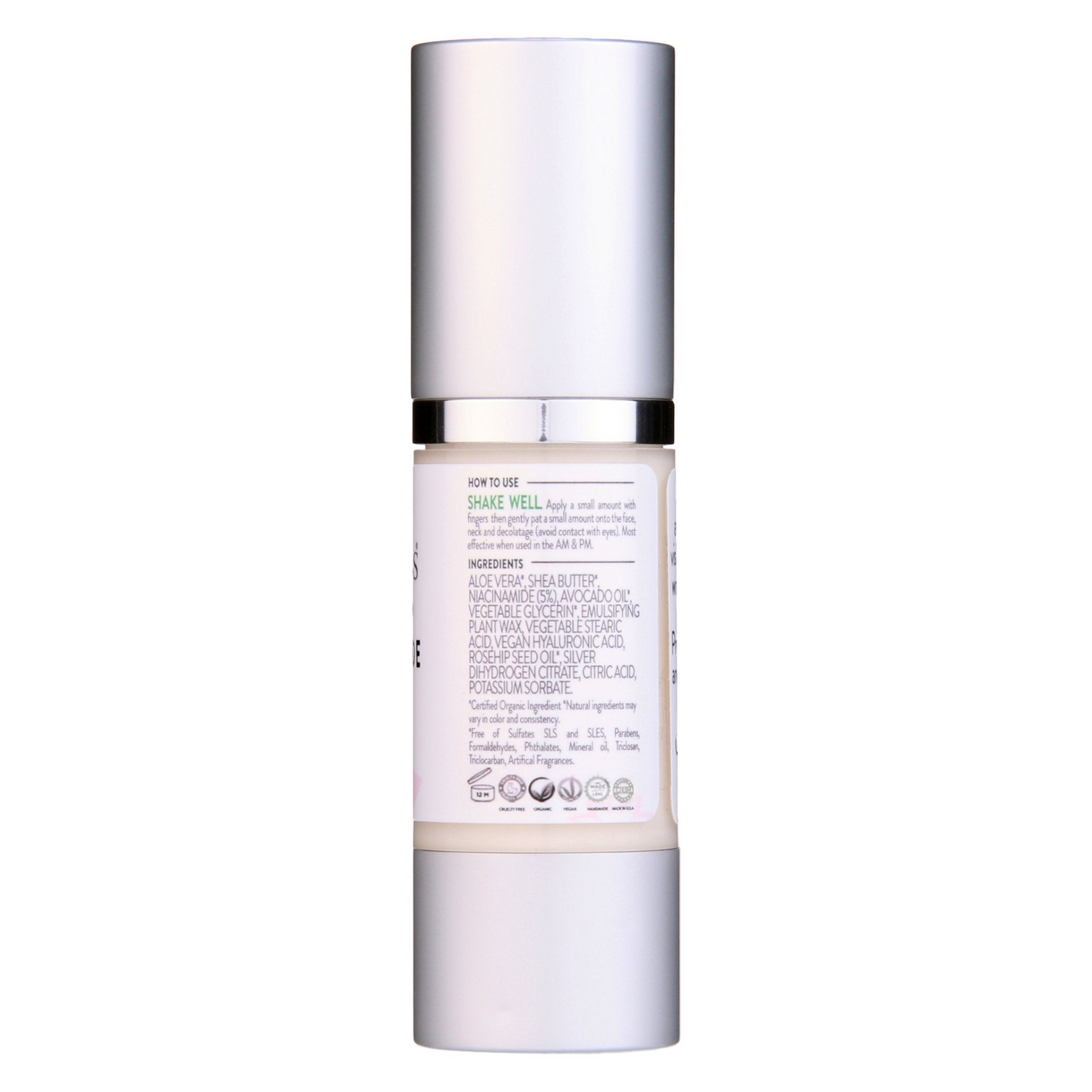 Organic Niacinamide Anti Aging Serum - Tightens Pores, Reduces Wrinkles