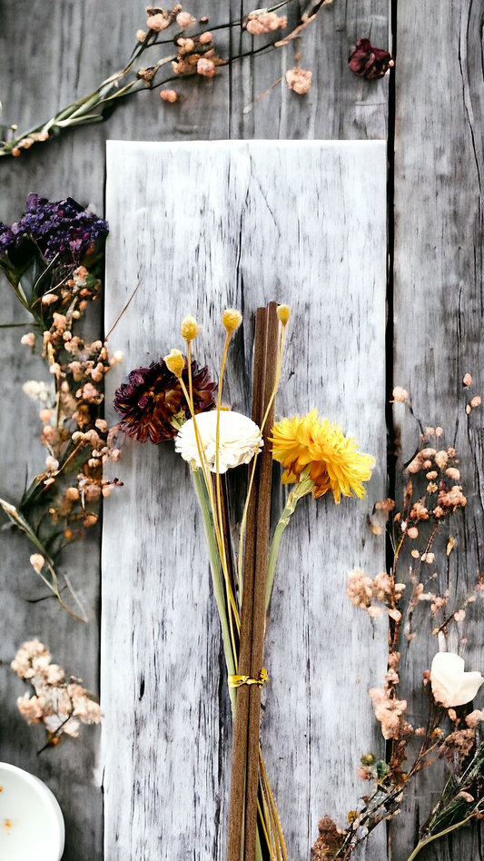 Reed Diffuser Replacement Sticks, The Country Garden, Rattan Wood Flower