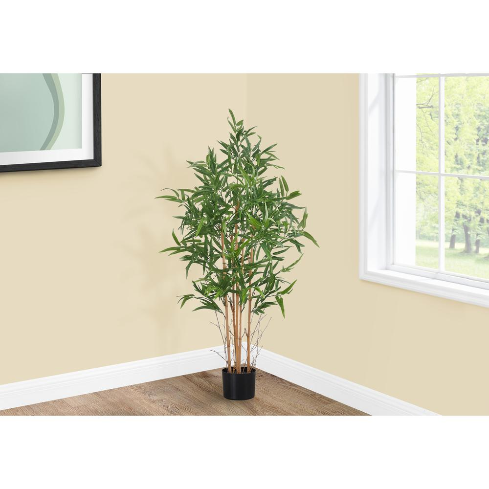 Artificial Plant, 50 Tall, Bamboo Tree, Indoor, Faux, Fake, Floor, Greenery