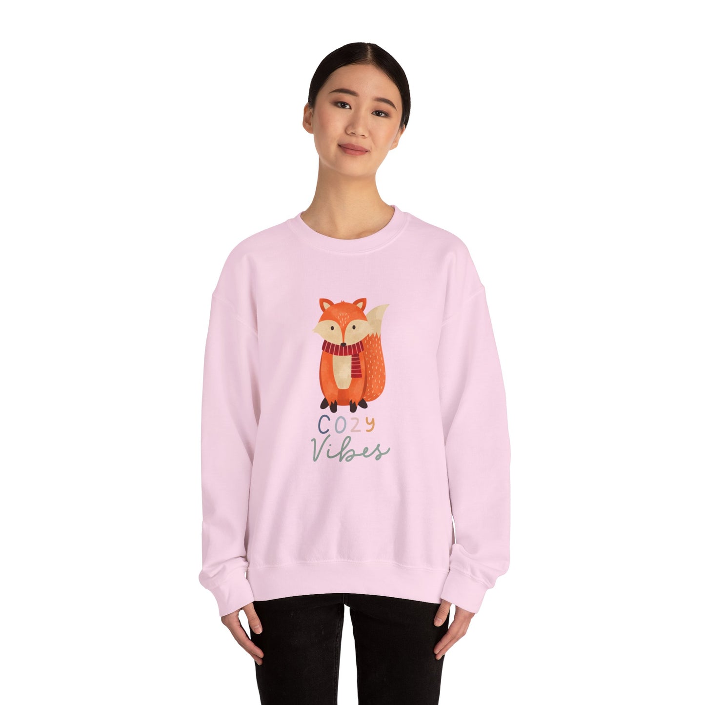 Fox cozy vibes Unisex Heavy Blend™ Crewneck Sweatshirt