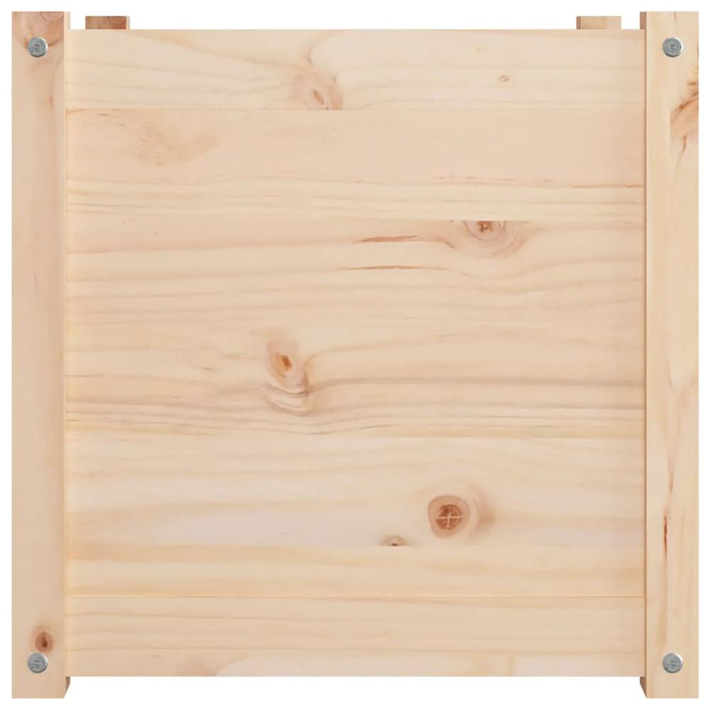 Garden Planter 19.7"x19.7"x19.7" Solid Wood Pine