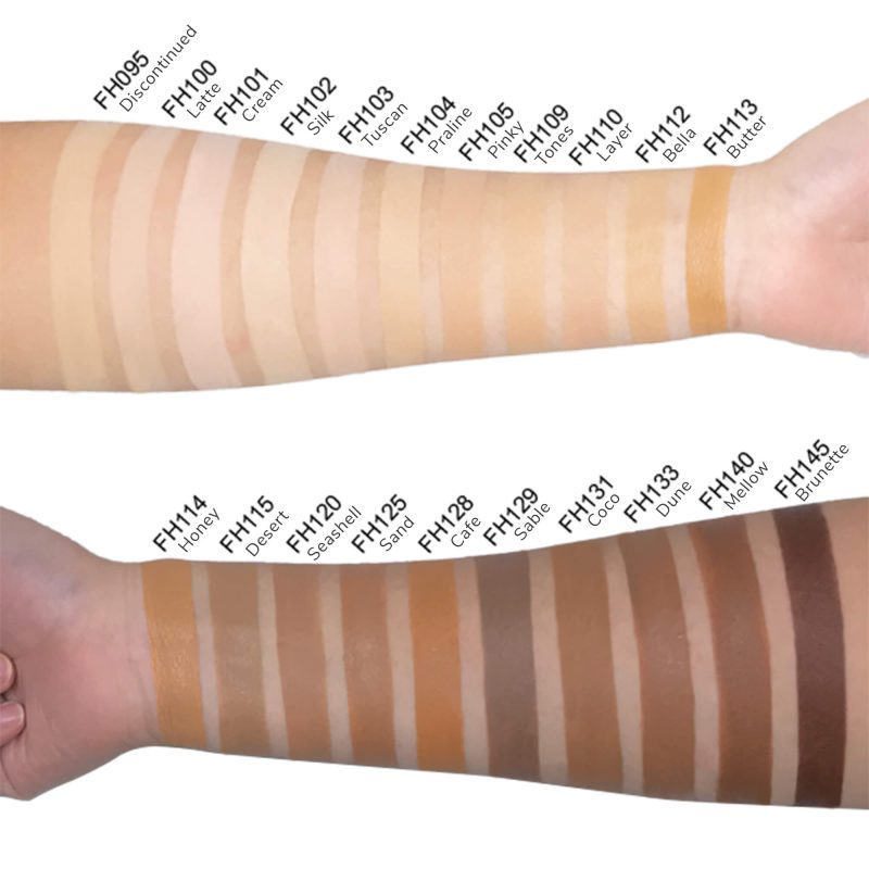 Full Coverage Foundation - Cream FH101 | Paraben Free, Matte Finish