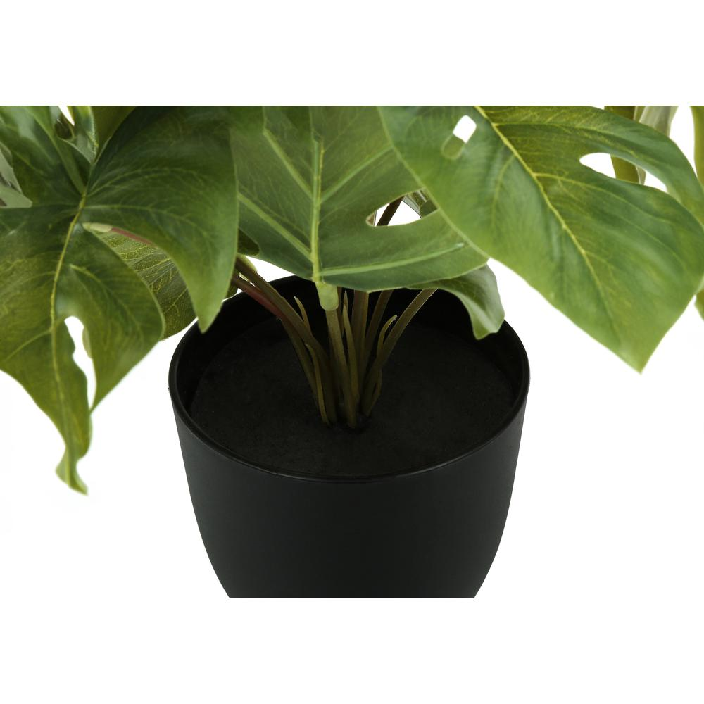 Artificial Plant, 13 Tall, Monstera Calthea, Indoor, Faux, Fake, Table