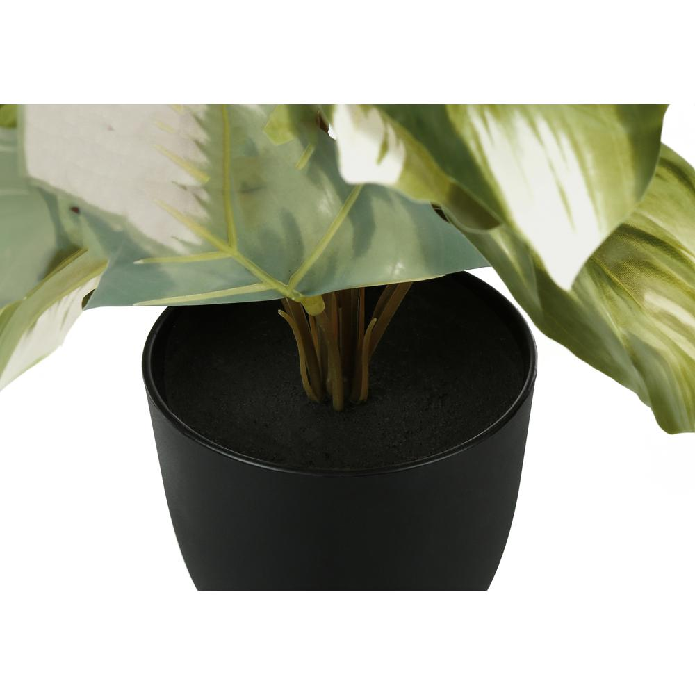 Artificial Plant, 13 Tall, Monstera Calthea, Indoor, Faux, Fake, Table