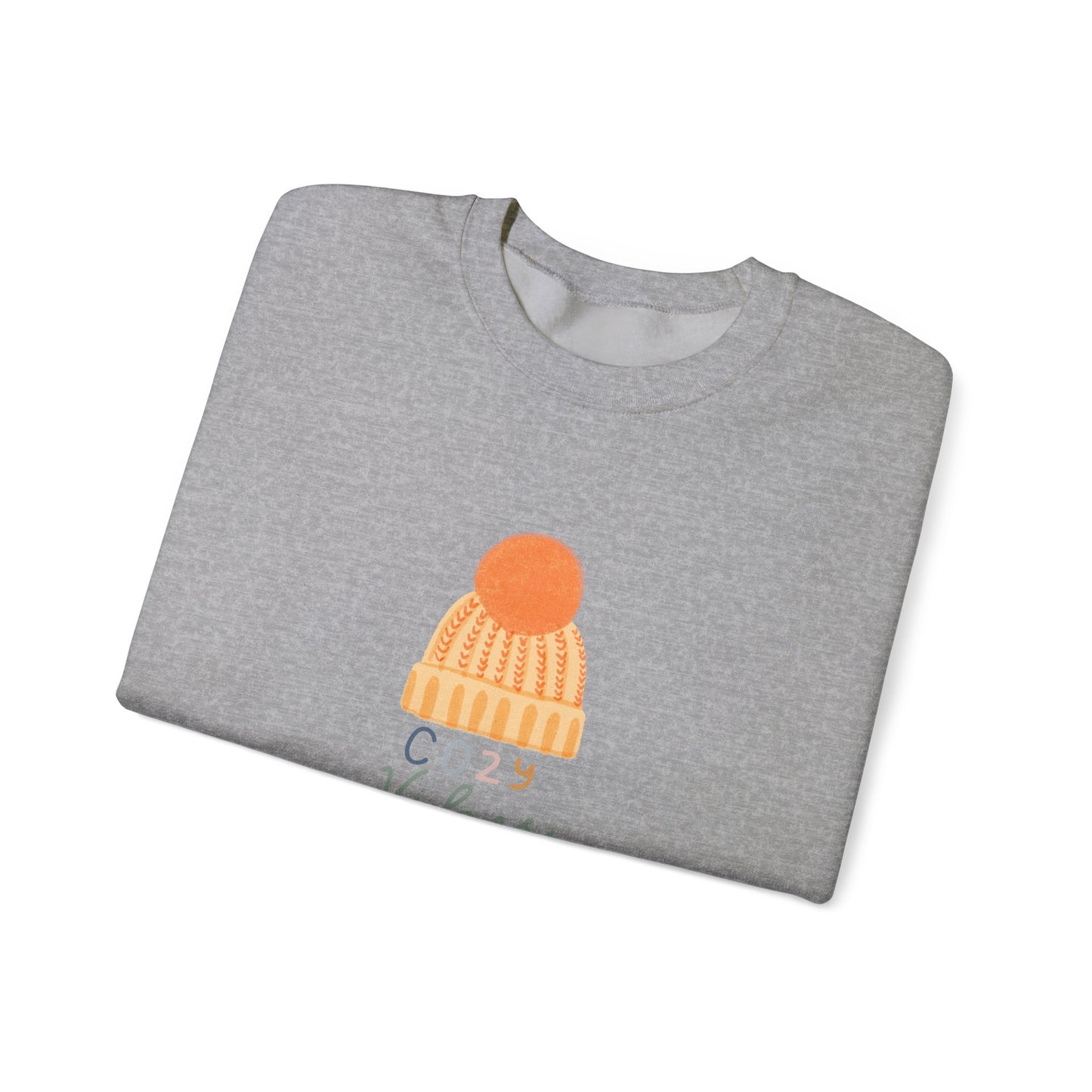 Autumn Beanie Cozy Vibes Unisex Heavy Blend™ Crewneck Sweatshirt