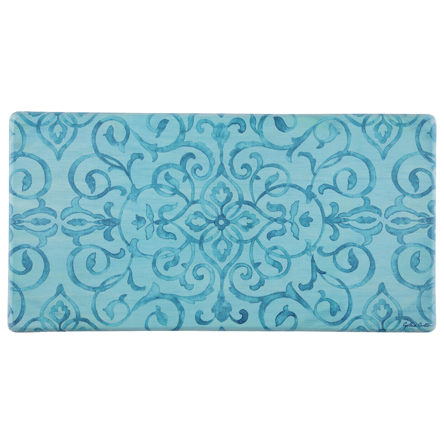 20"x39" Anti-Fatigue Embossed Floor Mat (RUSTIC MEDALLION)