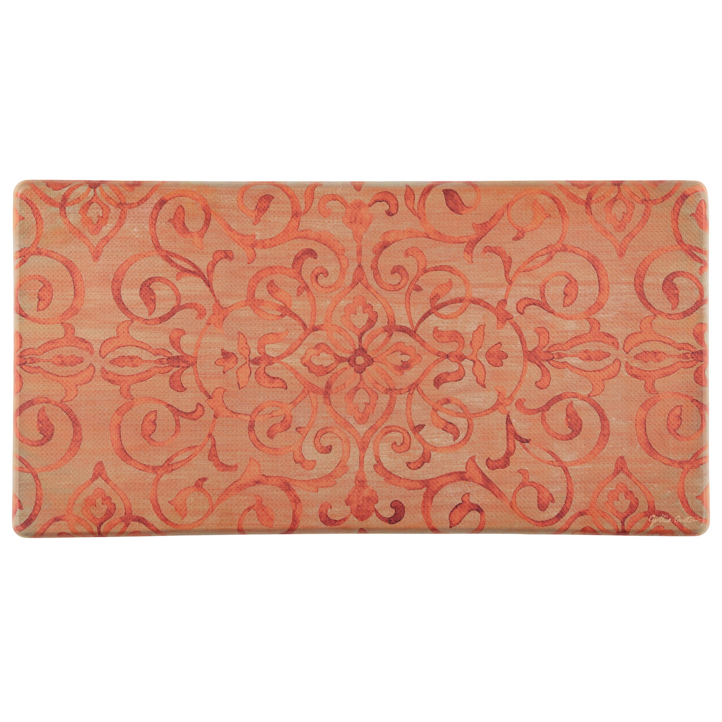 20"x39" Anti-Fatigue Embossed Floor Mat (RUSTIC MEDALLION)