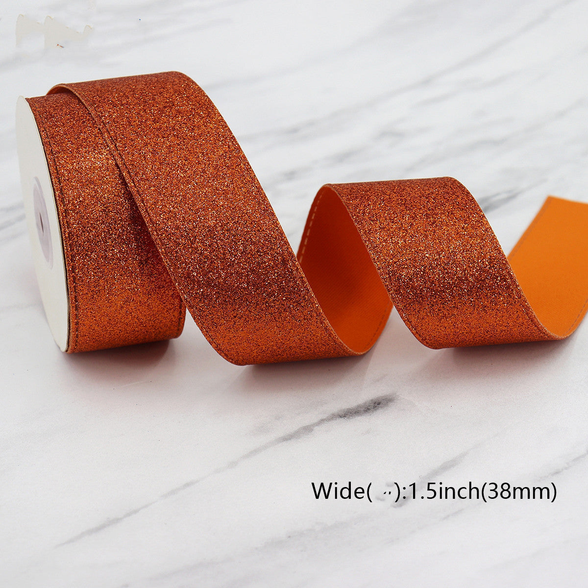 Sparkly Leather Composite Backing Ribbon