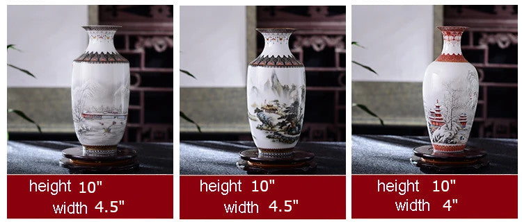 Antique Style Jingdezhen Ceramic Vase