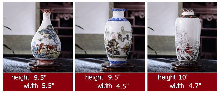 Antique Style Jingdezhen Ceramic Vase