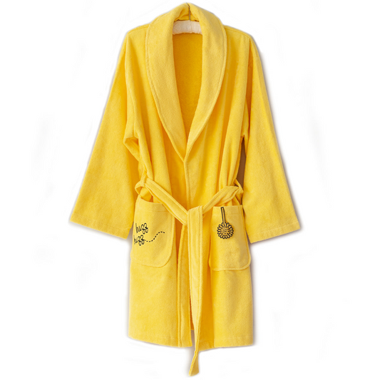 Milk&Moo Buzzy Bee Velvet Mother Bathrobe