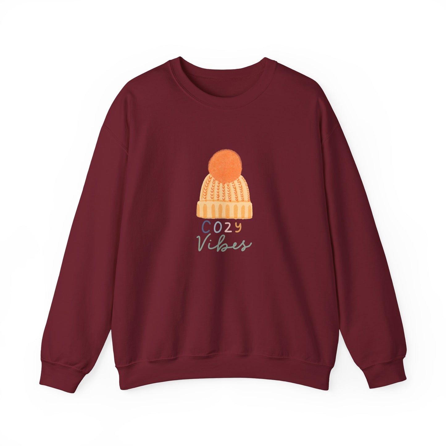 Autumn Beanie Cozy Vibes Unisex Heavy Blend™ Crewneck Sweatshirt