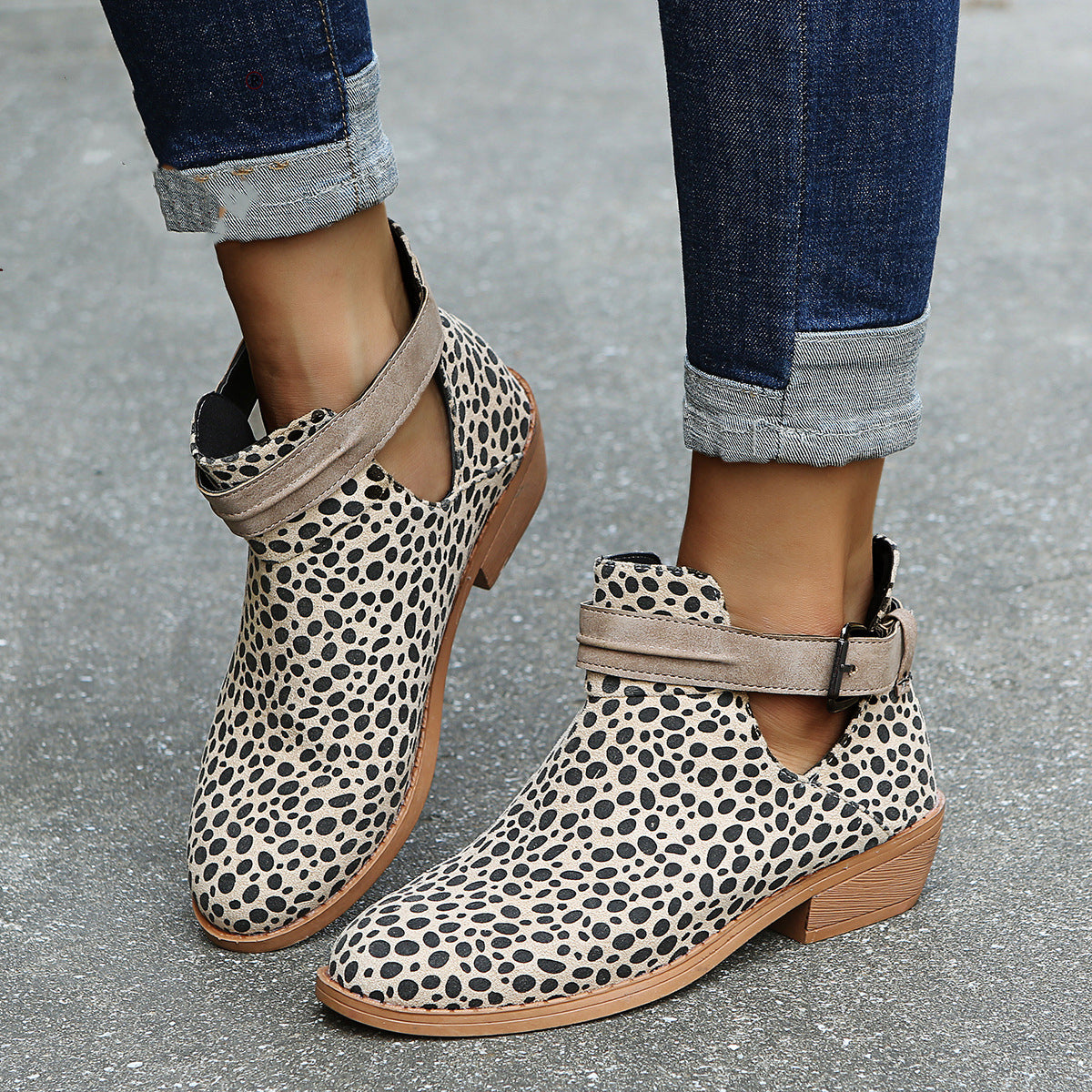 Buckle Ankle Boots