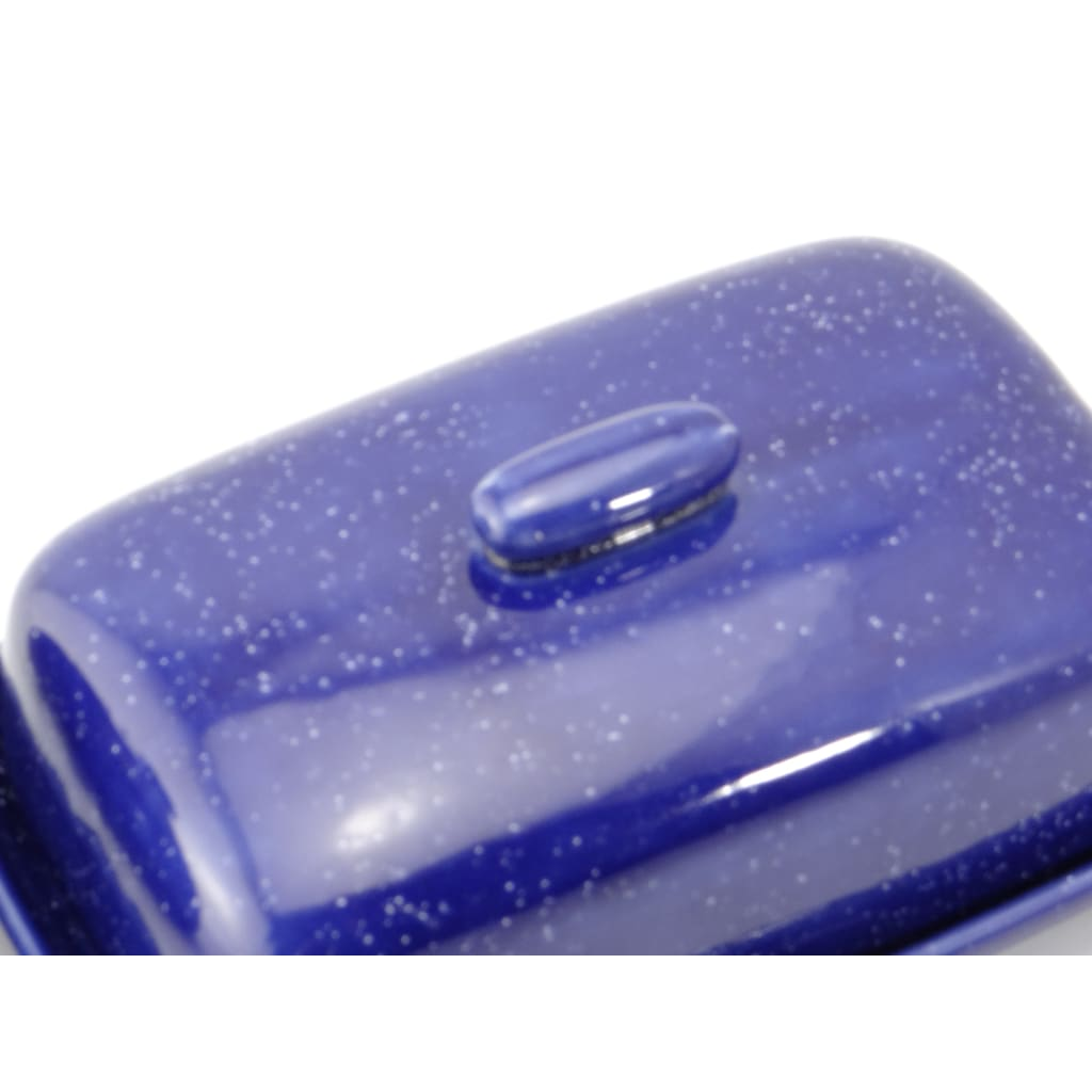 Butter Dish and Sugar Bowl Set Night Sky Glaze