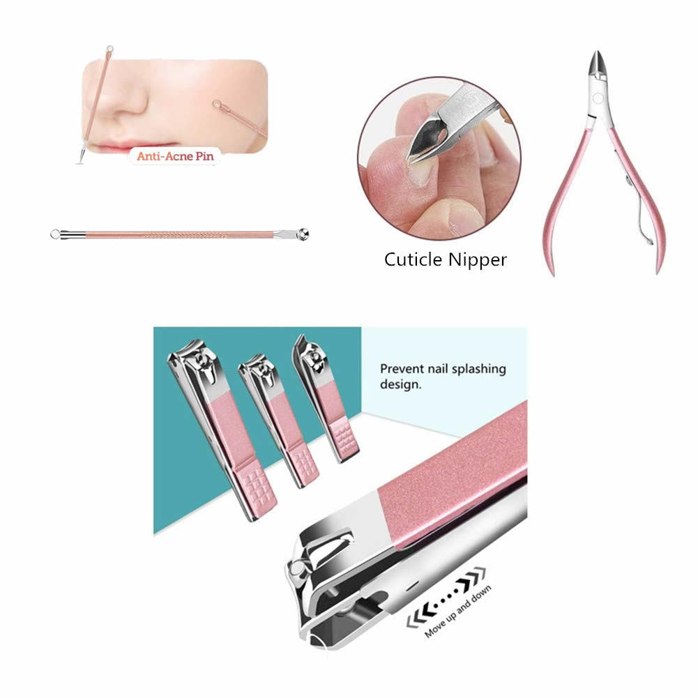 18 In 1 Lovely Lady DIY Manicure Pedicure Tool Set