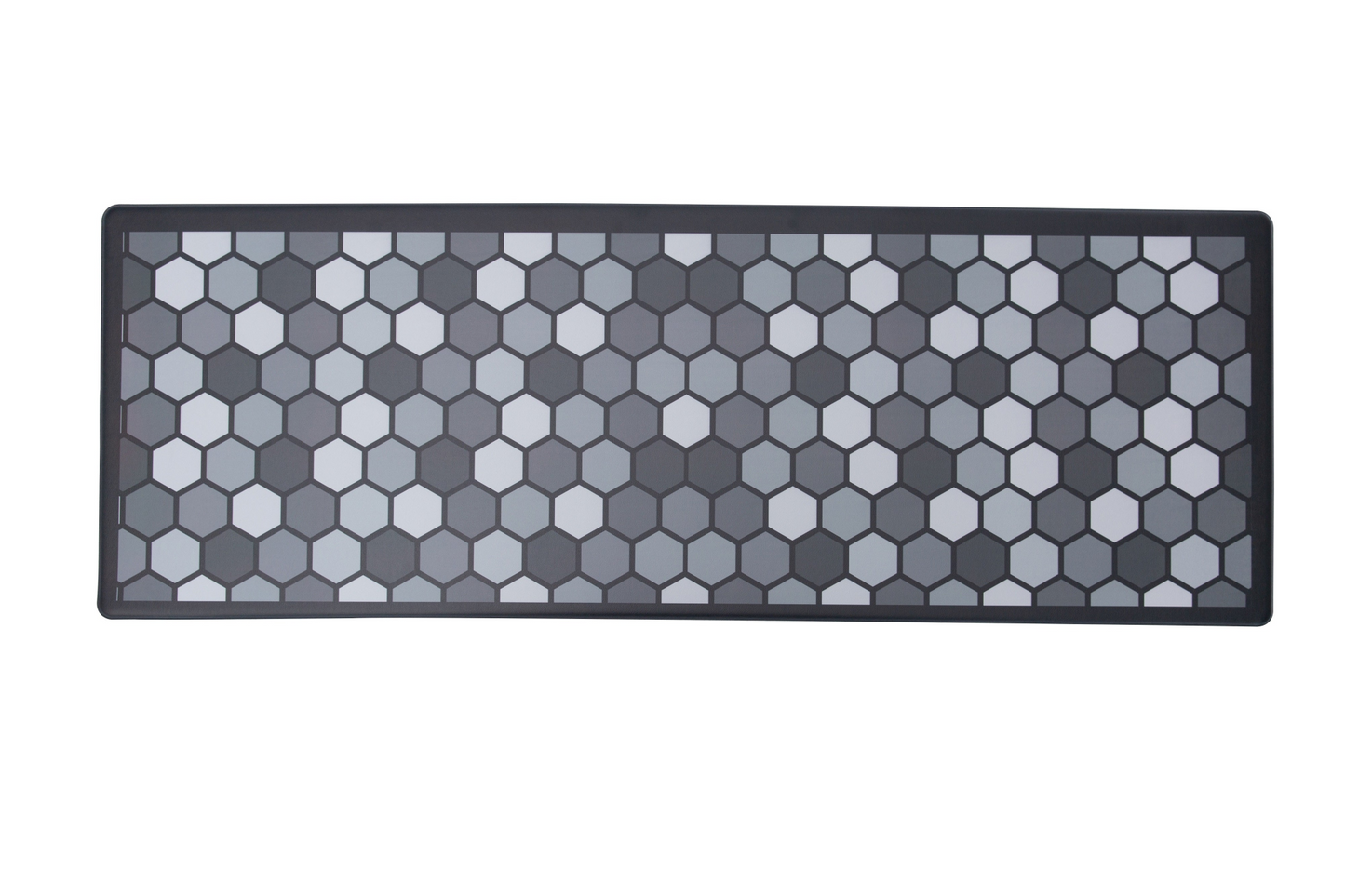 19.6 in. x 55 in. Anti-Fatigue Kitchen Runner Mat (Black/Gray)