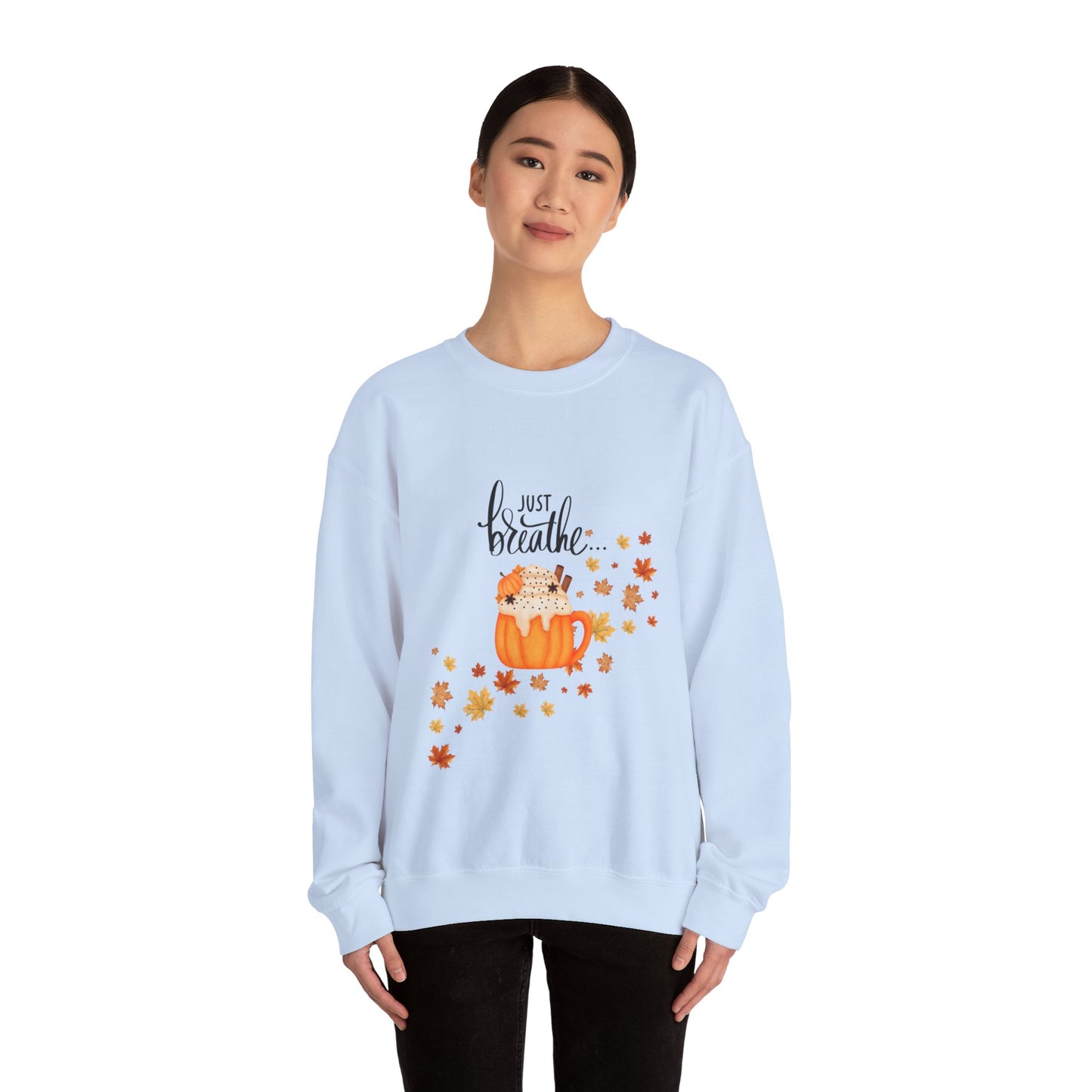 Just Breathe...Unisex Heavy Blend™ Crewneck Sweatshirt