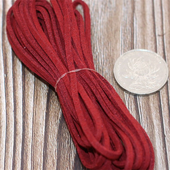 DIY Bracelet Necklace Suede Rope, 3MM, 1/10"