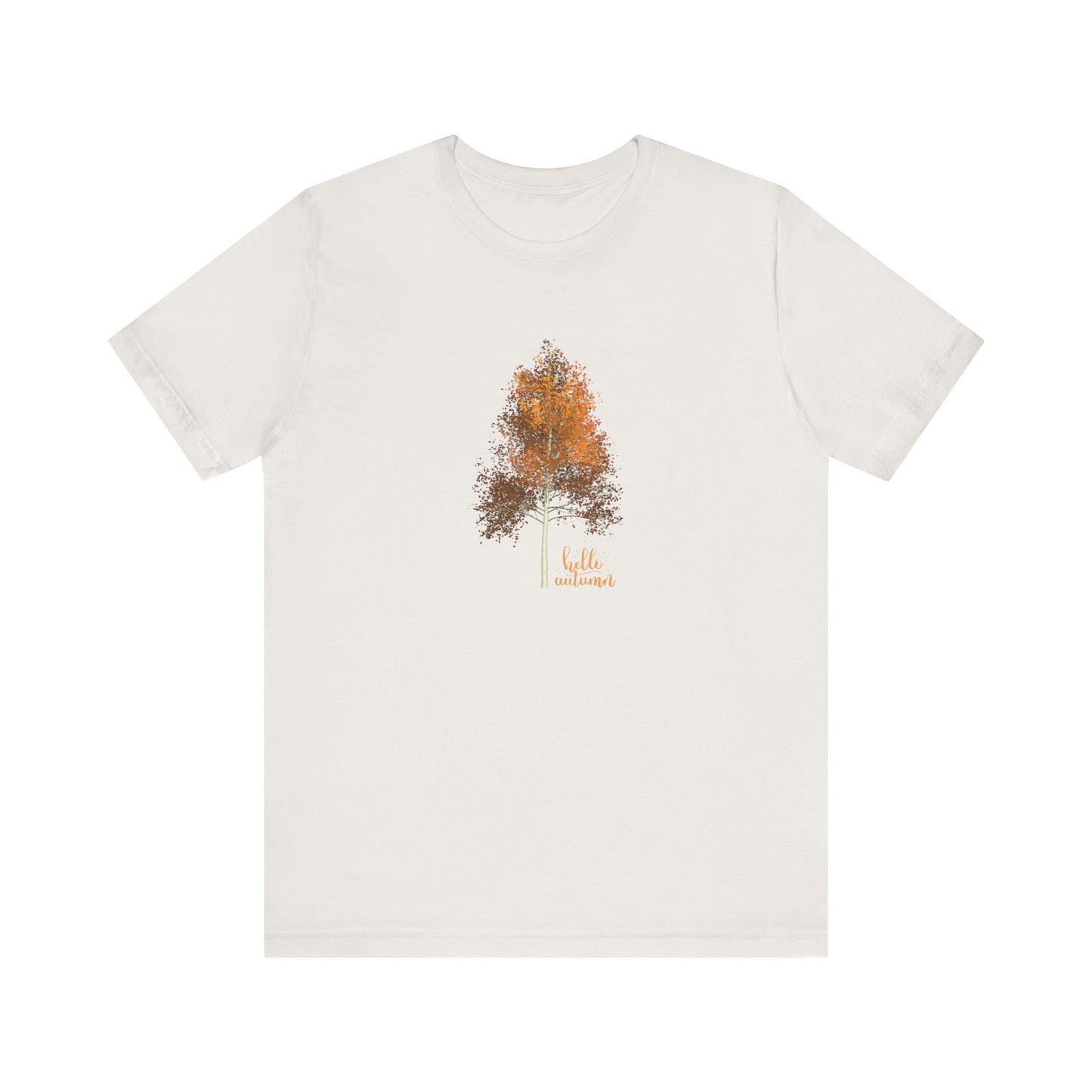 Hello Autumn, Tree Unisex Jersey Short Sleeve Tee