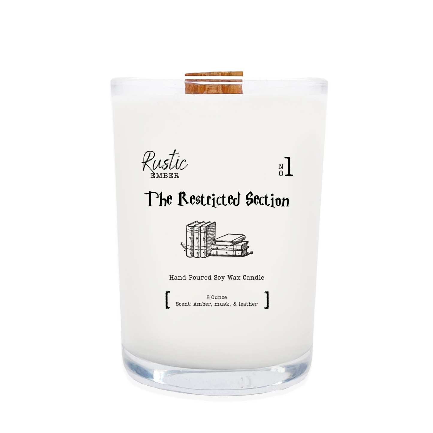 Rustic Ember | The Restricted Section | 8 Ounce Candle