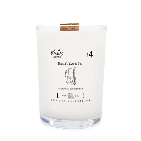 Mama's Sweet Tea | 8 Ounce Candle | Rustic Ember