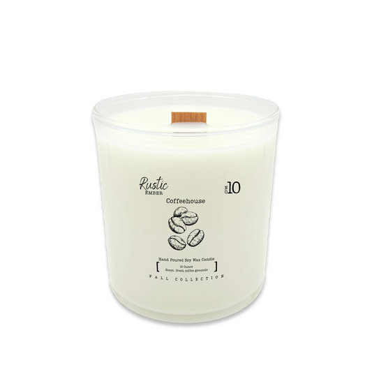 Coffeehouse | 10 Ounce Candle | Rustic Ember