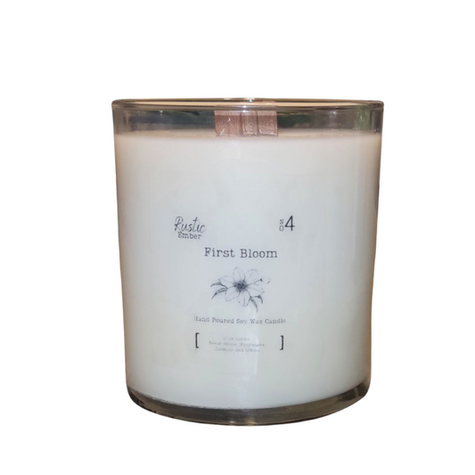 Rustic Ember | First Bloom | 10 oz candle