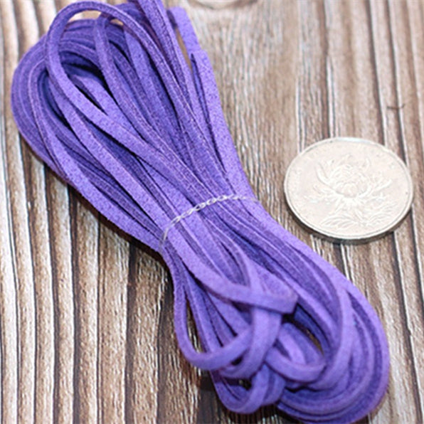 DIY Bracelet Necklace Suede Rope, 3MM, 1/10"