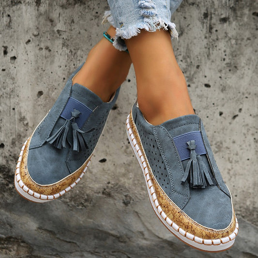 Women's Tassel Flats Loafers Shoes