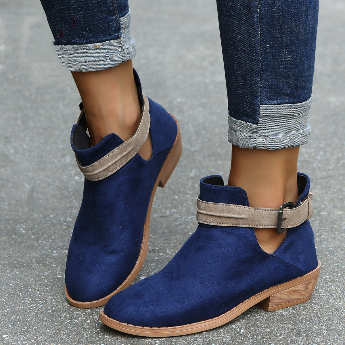 Buckle Ankle Boots