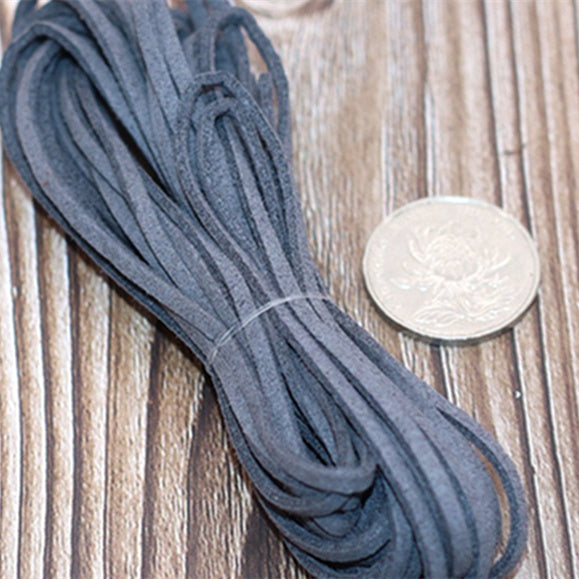 DIY Bracelet Necklace Suede Rope, 3MM, 1/10"