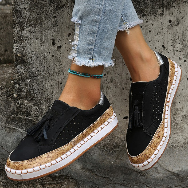 Women's Tassel Flats Loafers Shoes