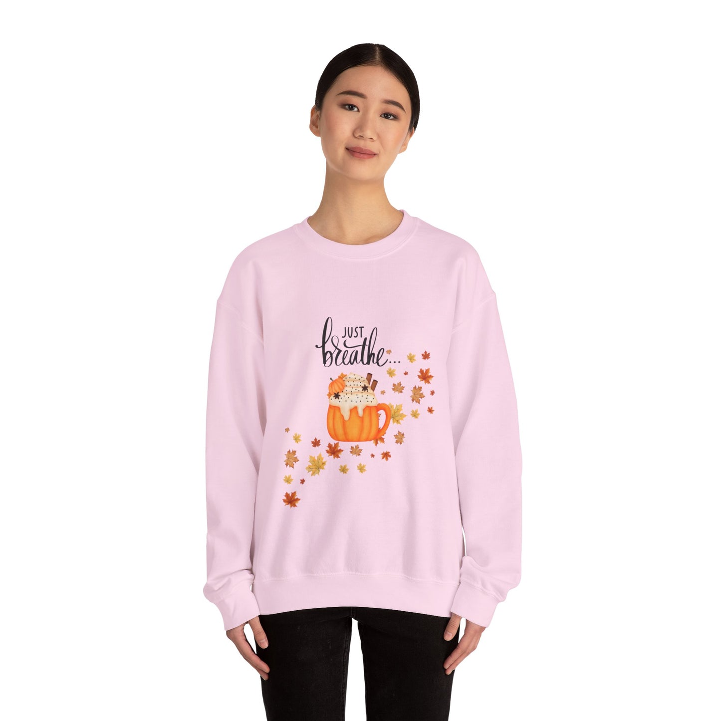 Just Breathe...Unisex Heavy Blend™ Crewneck Sweatshirt