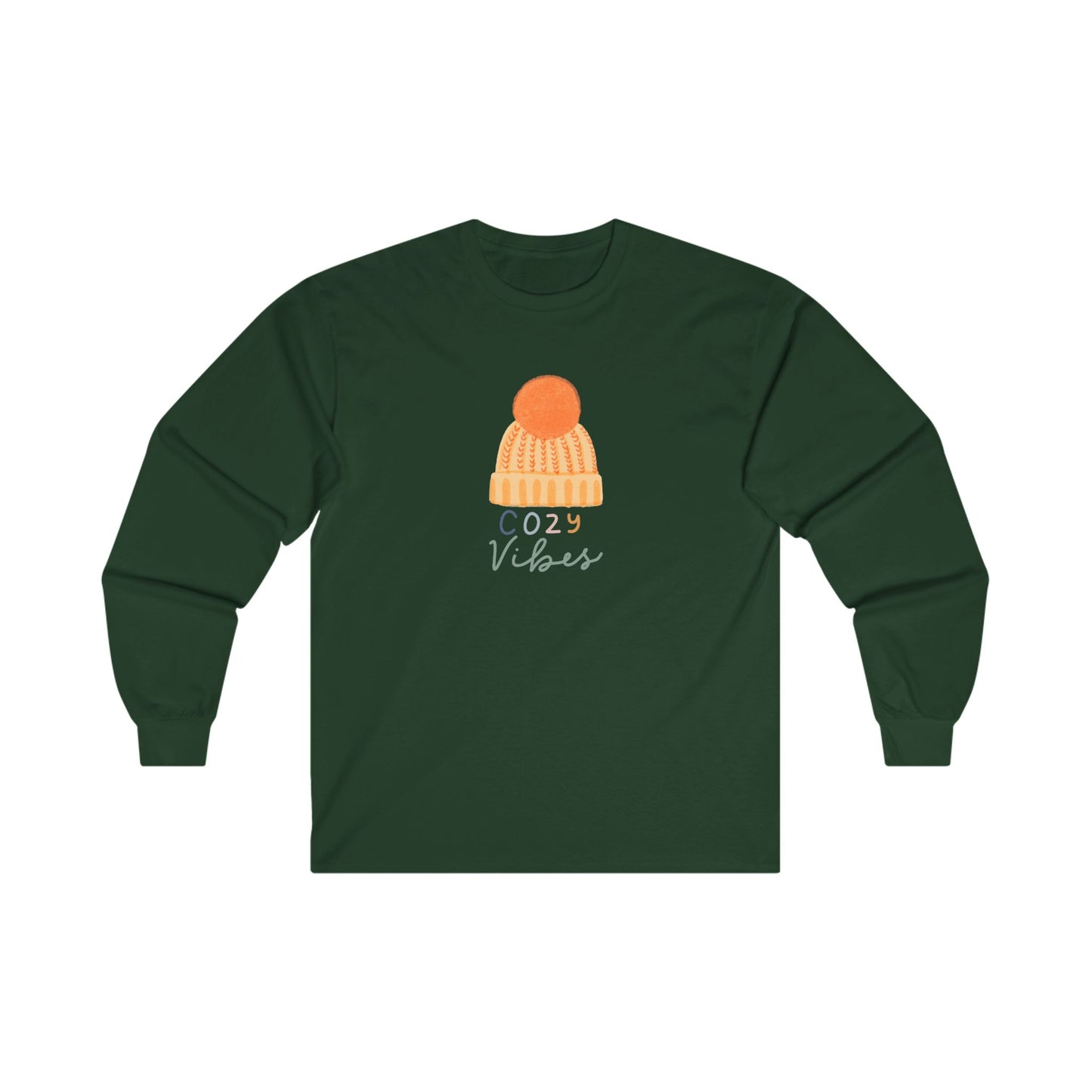 Autumn Beanie Cozy Vibes Unisex Ultra Cotton Long Sleeve Tee