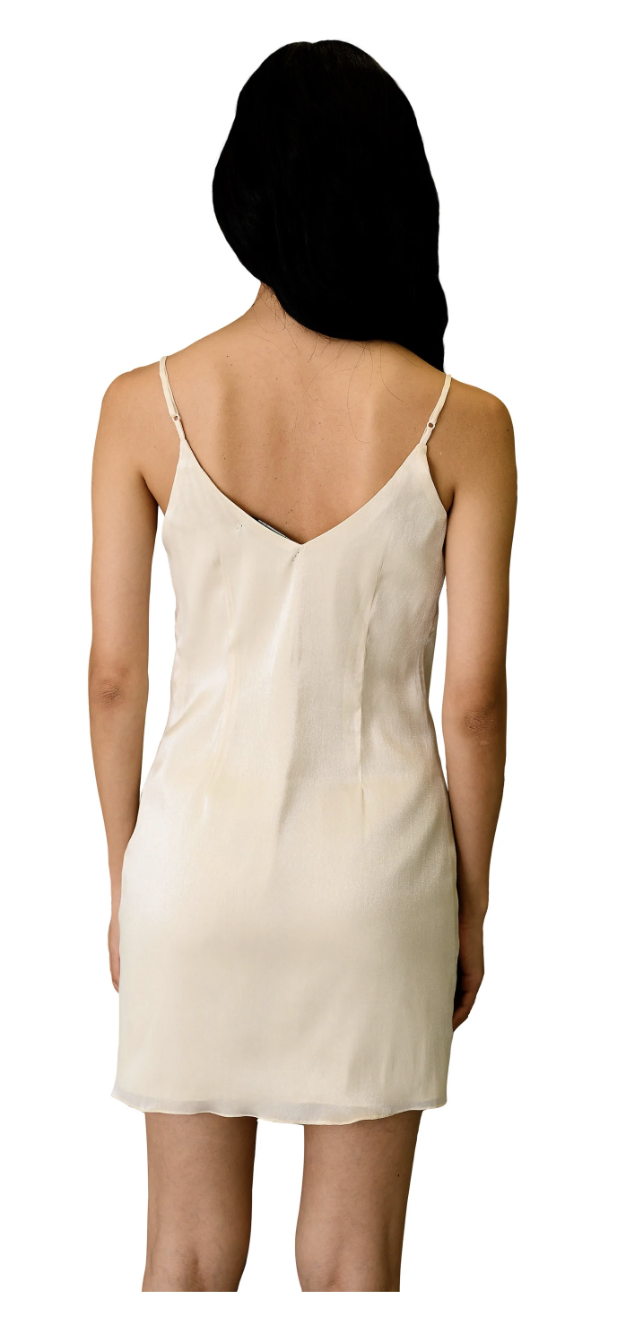 Champagne Formal Slip Dress