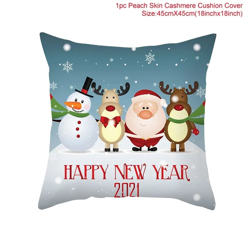 Christmas Pillow Cover 18x18in (45x45cm)