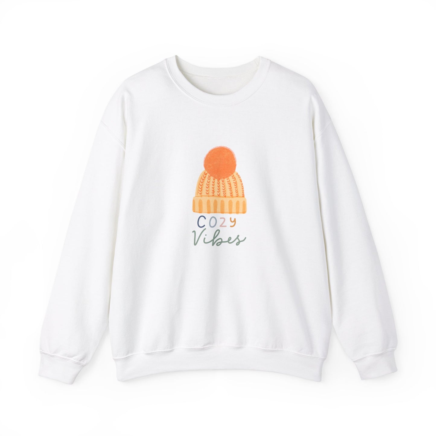 Autumn Beanie Cozy Vibes Unisex Heavy Blend™ Crewneck Sweatshirt