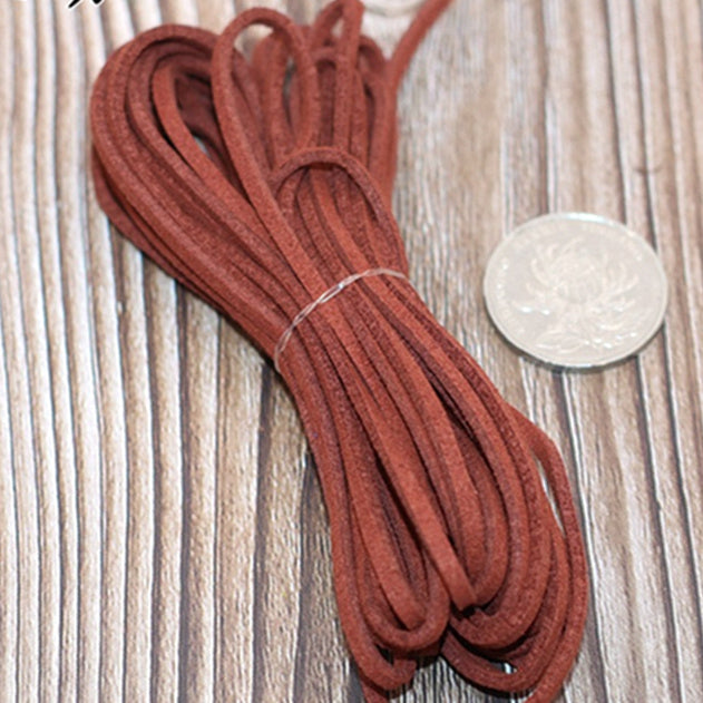 DIY Bracelet Necklace Suede Rope, 3MM, 1/10"