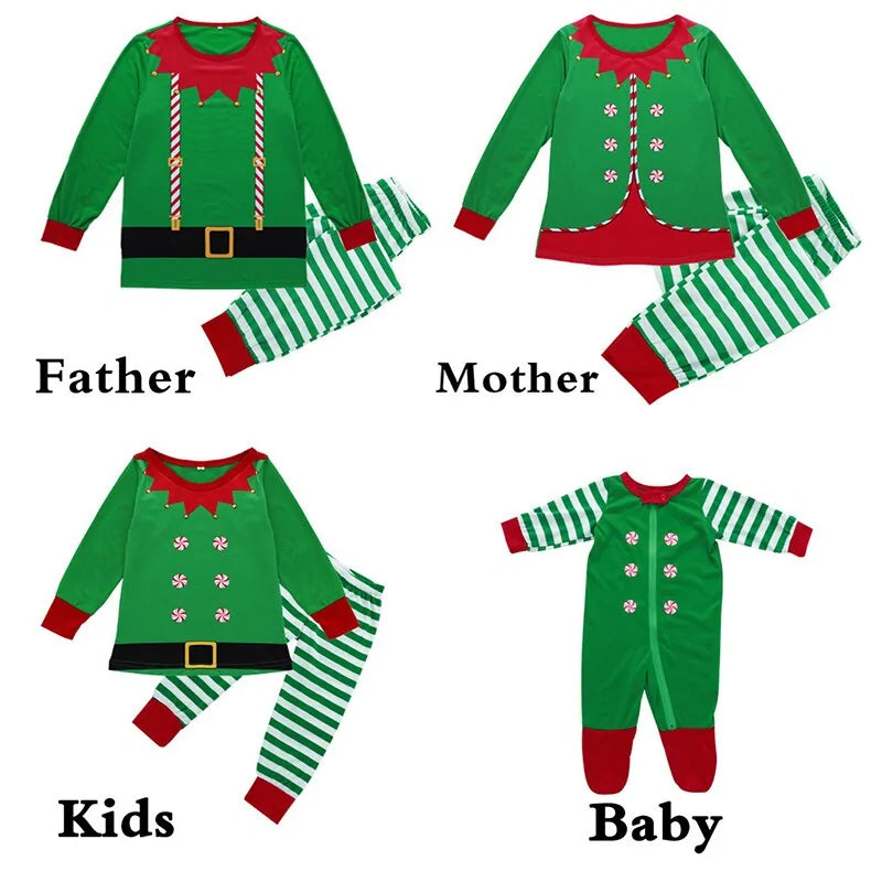 Christmas Peppermint Family Pajama Set