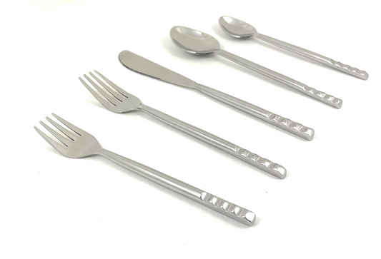 Vibhsa 20 Piece Flatware Set, Service for 4-Modern