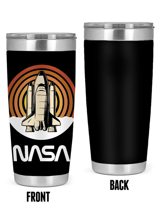 Nasa Shuttle Over Sunset Tumbler -NASA Designs