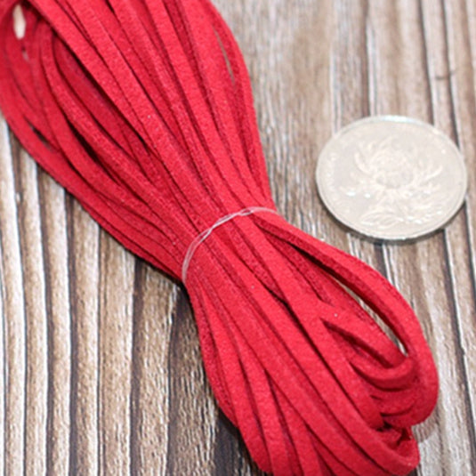 DIY Bracelet Necklace Suede Rope, 3MM, 1/10"