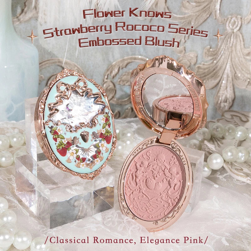 Strawberry Rococo Series Embossed Blush 5g Blush Powder