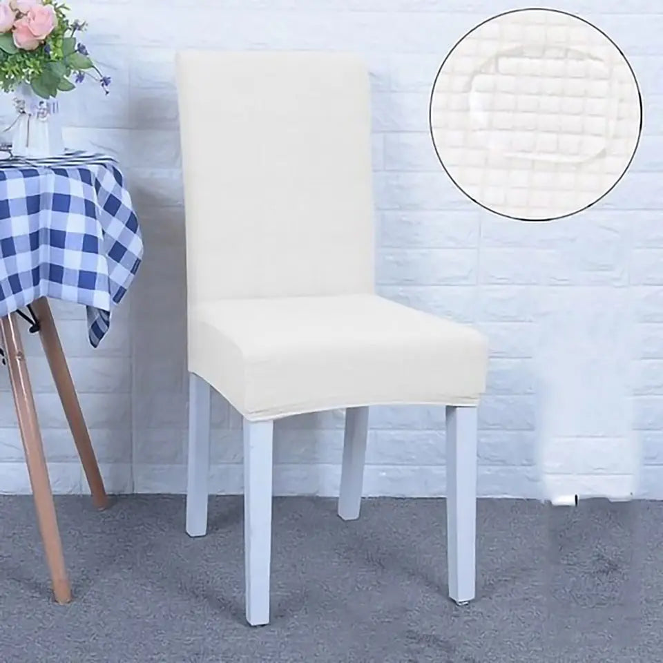 Soft Jacquard Fabric Short-term Waterproof Stretch Chair Cover Spandex