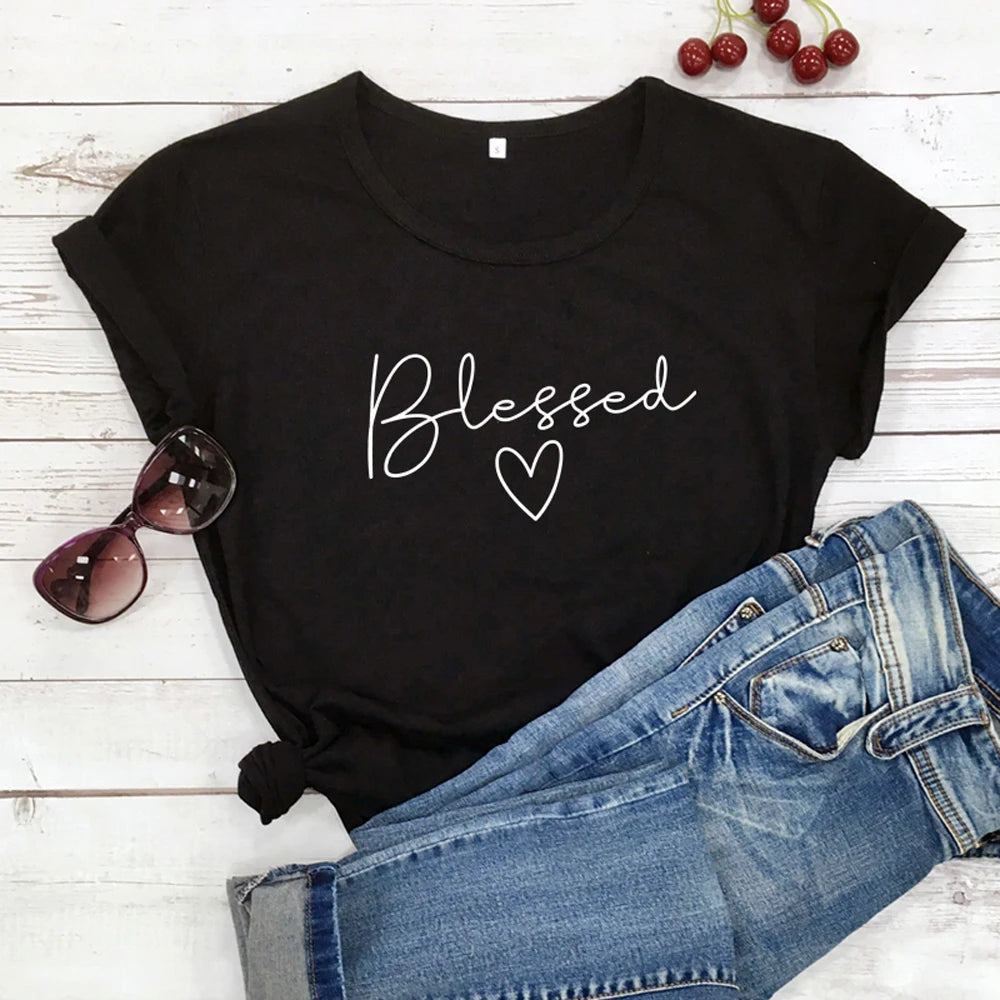 Blessed Heart Christian T-shirt