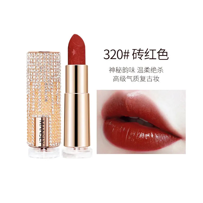 Starry Glitter Silky Lipstick Velvet Matte Lipstick