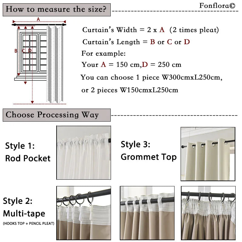 Modern White Thick Tulle Curtains